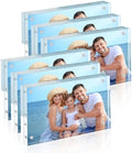 HOUSE DAY Acrylic Picture Frames 3.5x5, 6Pack Magnetic 3.5x5 Picture Frame by HOUSEDAY