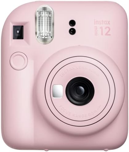 Fujifilm Instax Mini 12 Instant Camera, Blossom Pink by FUJIFILM