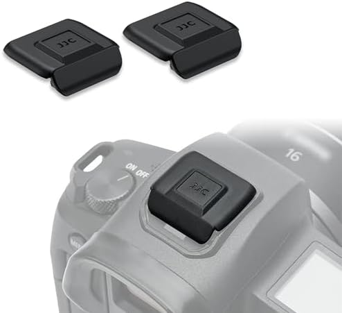 JJC 2-Pack Hot Shoe Cover Cap for Canon R100 R5 R6 Rebel T7, Full-Coverage by JJC
