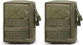 Azarxis Molle Pouches, Tactical Compact EDC Small Utility Pouch Waist Bags Sundries Storage Admin Organize Gear Gadget for Military Backpack by DesignedforOutdoorSports