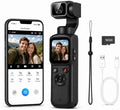 4K Pocket Gimbal Camera with Autofocus and Face Tracking by HOLYEYE