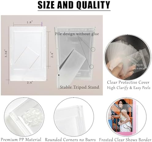 10Pack 2x3 Picture Frames with Front Covers for Fuji Instax Mini Film - Image 3