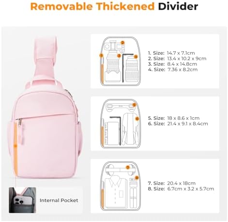 K&F CONCEPT Camera Sling Bag, Compact Crossbody Bag for DSLR Mirrorless - Image 2