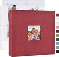Mublalbum 10x10 Inch 3 Ring DIY Scrapbook Photo Album 40 Pages, Red by Mublalbum