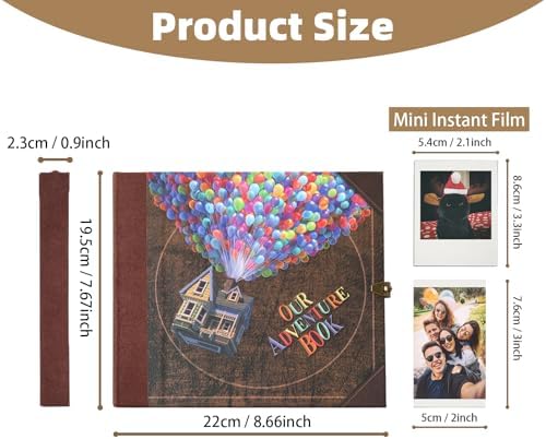 Our Adventure Book Scrapbook Photo Album, Personalized Gifts 8.9*7.7 - Image 5
