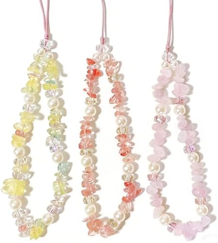 Phone Charm Beaded Camera Wrist Strap Cute Chain Lanyard Wristlet by Unknown