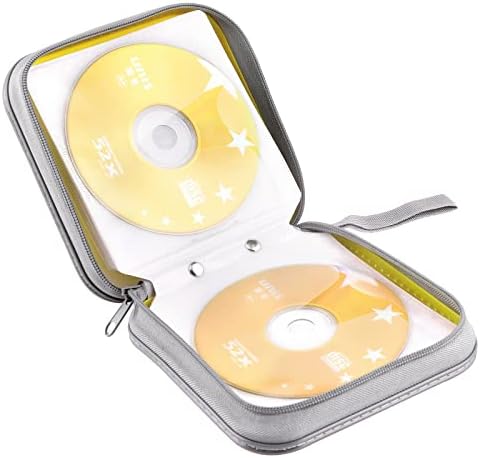 48‑Capacity Hard Plastic CD/DVD Binder for Car, Home & Travel - Image 5