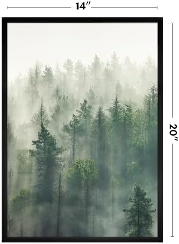 Americanflat 14x20 Poster Frame - Slim Molding - Black - Image 2