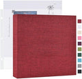 Mublalbum 8x8 Inch 3 Ring DIY Scrapbook Photo Album 40 Pages, Red by Mublalbum