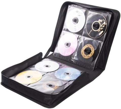 256 Capacity CD/DVD case Wallet, Storage,Holder,Booklet （Black） - Image 4