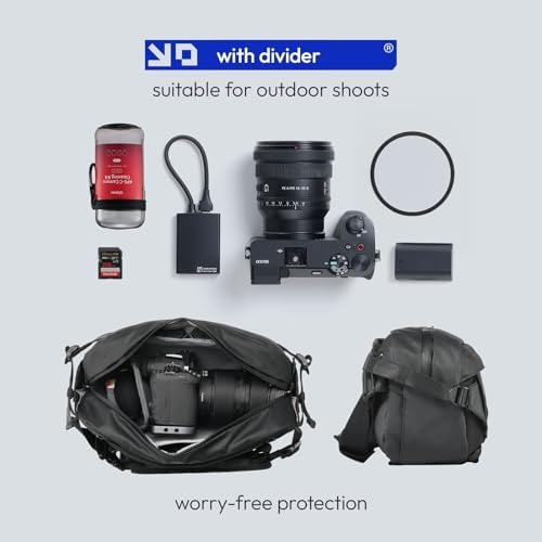ULANZI 9L Camera Sling Bag, Water-Resistant Camera Case with Tripod Holder - Image 3