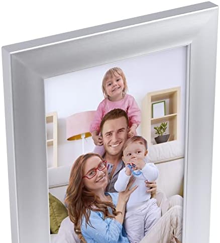 Giftgarden 8x10 Picture Frame Silver Set of 12, Multi Modern 8 by 10 Photo Frames Bulk for Wall or Tabletop Display - Image 3
