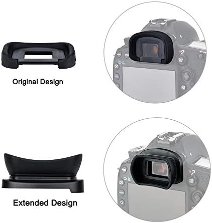 JJC Eg Eyecup Viewfinder for Canon 5D Mark IV III II 7D Mark II, 2-Type - Image 2