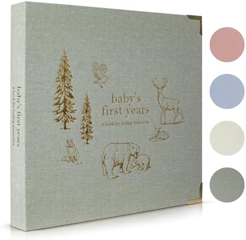 Keepsake Baby Memory Book for Boys and Girls - Timeless First 5 Year Book by ZICOTO