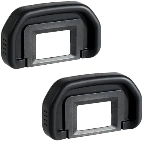 2 Pcs Eyecup EB Viewfinder Eyepiece Compatible with Canon EOS 90D 80D 70D 60D 77D 6D 6D Mark II 5D 5D Mark II 50D 40D 30D 20D 20Da 10D 60Da A2 A2E D30 D60 Camera,Replacement Eye Cup Eyepiece EB by Unknown