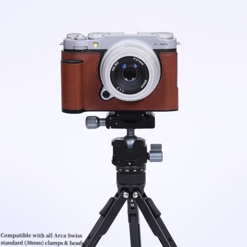 Camera Genuine Leather Half Case ，Compatible with FUJIFILM X-M5 XM5 - Image 7
