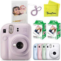 Fujifilm Instax Mini 12 Instant Film Camera (Lilac Purple w/ 40 Film Sheets) by FUJIFILM