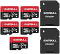 32GB 5-Pack of Micro SD Cards, EASTBULL 32GB SD Cards Pack with 2 Adapters by EASTBULL