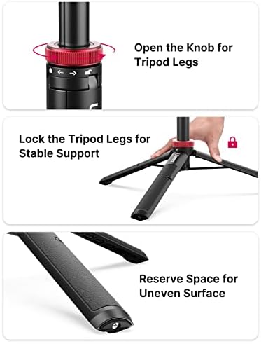 57in Extendable Selfie Tripod for Action Cameras - ULANZI Go Quick II Long Action Camera Stick Tripod Quick Release Adapter Vlog Handle Grip for GoPro Hero Series - Image 4