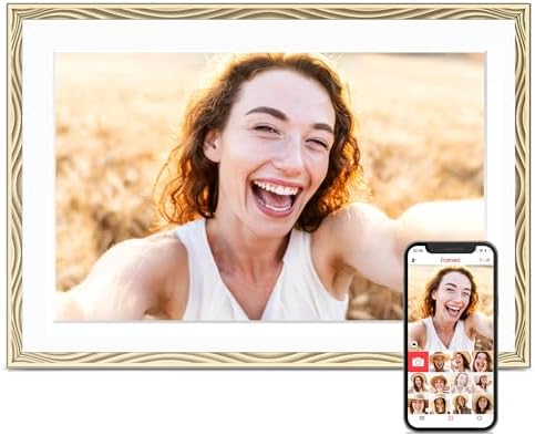 Frameo 10.1" Digital Picture Frame WiFi 32GB, Birthday Gifts for Mom, Women by Flyruit