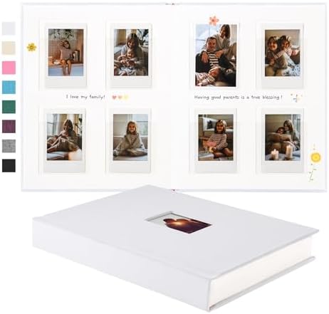 Instax Mini Photo Album with Writing Space, 112 Pockets, White by Unknown