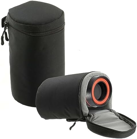 Navitech Black Water Resistant Camera Lens Protective Case Pouch - Compatible with Canon EF 100-400mm f/4.5-5.6L is II USM Lens by Navitech