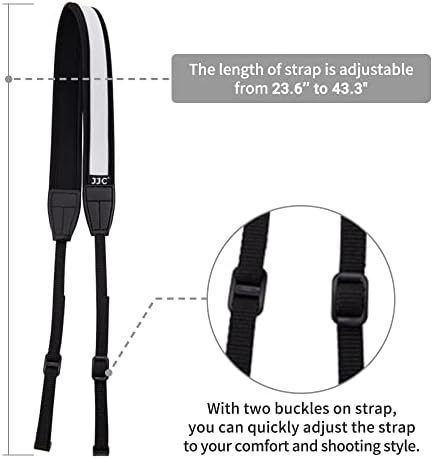 JJC Soft Camera Neck Shoulder Strap for Fuji X-T30 III II X-T20 X-T5 X-T4 - Image 5