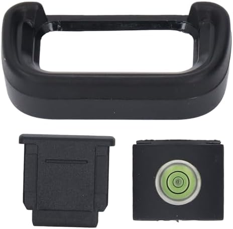 Generic Camera Eyecup Kit for Professional Use with Hot Shoe Cover and Level for A6700 Camera, Durable ABS Material, 3 Pieces Included - Image 3