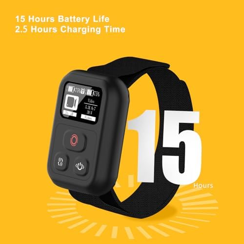 Remote Control Accessories for GoPro Hero Black 13/12/11/11Mini/10/9/8/Max,Wireless 269FT Remote Control Range OLED Display - Image 6