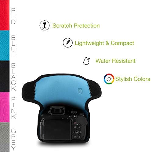 MegaGear Ultra Light Neoprene Camera Case compatible with Nikon Coolpix P1000,Blue - Image 2