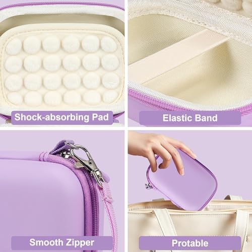 Leayjeen Small Camera Case for Canon PowerShot ELPH/IXUS - Purple - Image 4