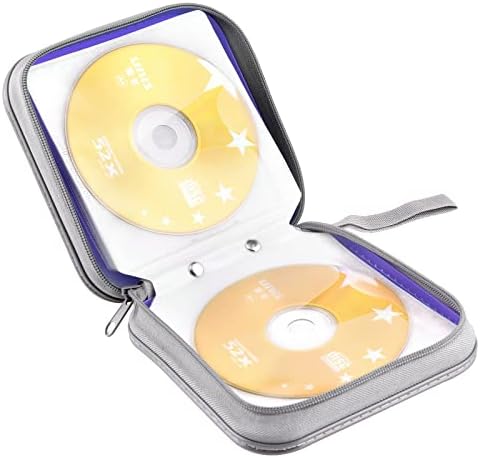 48‑Capacity Hard Plastic CD/DVD Binder for Car, Home & Travel - Image 5