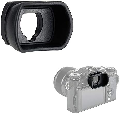Kiwifotos Long Soft Viewfinder Eyecup Eyepiece for Fuji X-T5 X-T4 X-T3 X-H2 by KIWIFOTOS