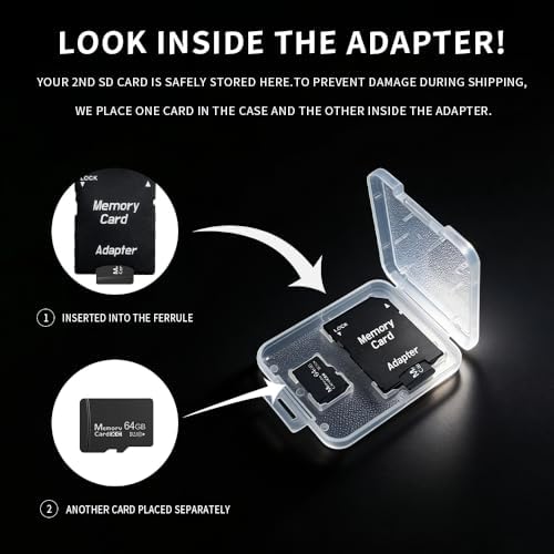 64GB Micro SD Card 2-Pack for Dash Cam&Security Camera, A1 U3 V30 Class 10 - Image 5