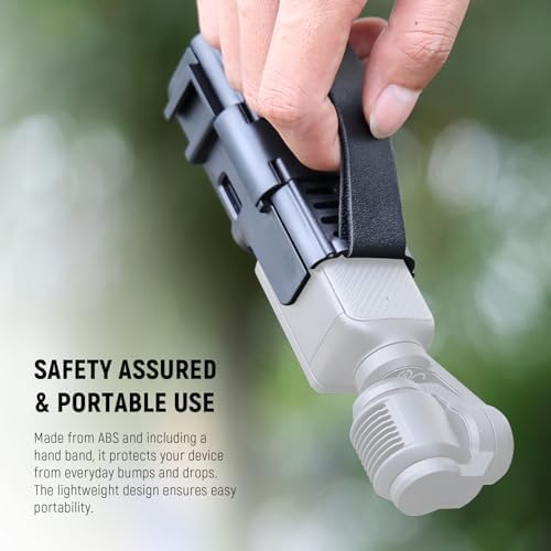 NEEWER Basics Protective Case with Hand Strap, Compatible with DJI Osmo Pocket 3, Pocket 3 Creator Combo Accessories, Extension Handle, Housing Extension Frame, Cold Shoe, Type C Port, SD Card Slot - Image 4
