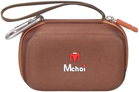 Mchoi Hard Travel Case Suitable for KODAK EKTAR H35 H35N Half Frame Film Camera, Digital Camera Organizer Holders for Kodak Ultra F9 M35 M38 Paper Shoot Camera, 35mm Film Rolls, Case Only (Brown) - Image 5