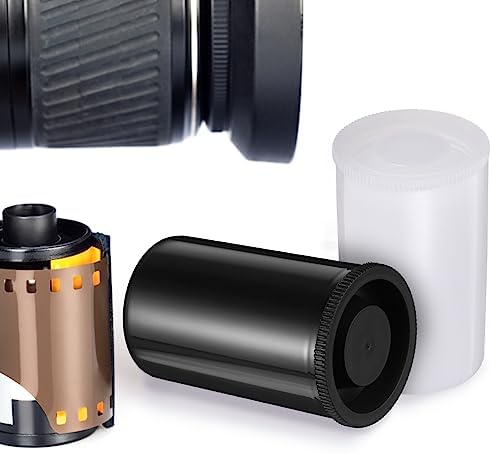 UKCOCO 35mm Film Canisters with Caps, 20pcs Empty Camera Reel Storage Containers Plastic Small Accessories Case for Storing Camera Films - Image 3