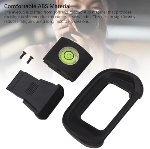 VBESTLIFE Camera Eyecup for R10, 3 in 1 Camera Viewfinder Eyecup Bubble Level Hot Shoe Cap for R, Fit for R10 Mirrorless - Image 7