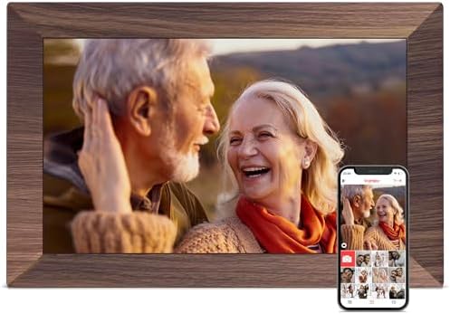 Frameo 10.1" Digital Picture Frame WiFi 32GB, Birthday Gifts for Mom, Women by Flyruit