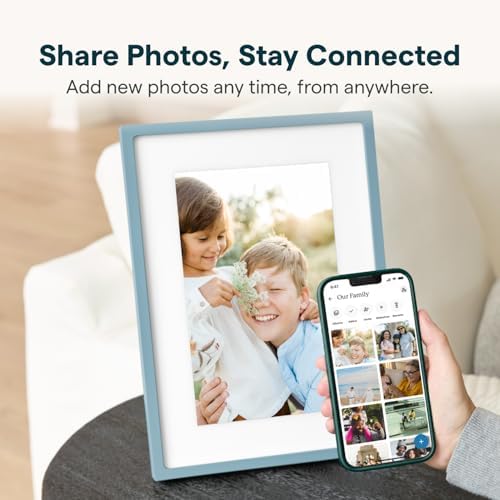 Skylight Digital Picture Frame 2 – 10" Full HD Touchscreen, Classic Blue - Image 2
