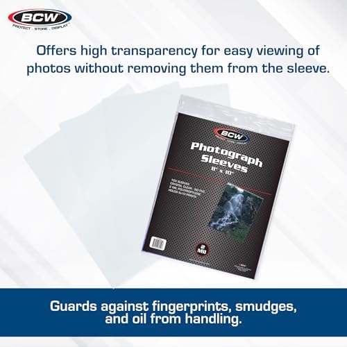 BCW 1-8X10SLV Bcw 8X10 Photo Sleeves - Image 2