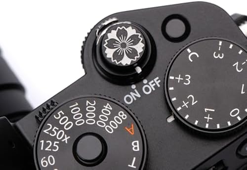 Camera Metal Hot Shoe Cover Shutter Buttons Protector for Fuji X100VI X100V X-T4 X-T3 XPRO3 XPRO2 for Nikon ZF Z5 Z6 Z6II (Black-Shutter Decorative Button) - Image 3