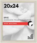 Americanflat 20x24 Poster Frame - Engineered Wood with Polished Plexiglass - Wide Picture Frame for Vertical or Horizontal Wall Display - Epic Collection - Light Wood by Americanflat