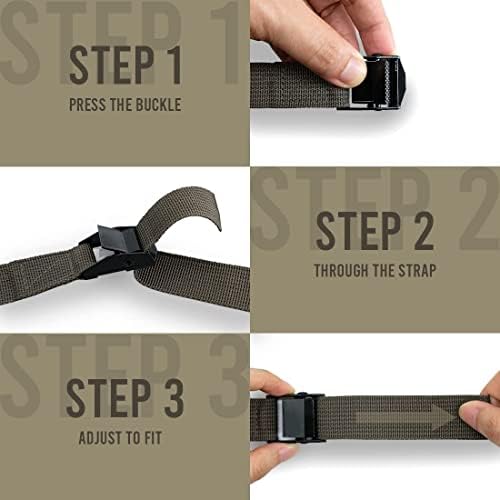 Trail Camera Straps 8 Packs, Game Cam Mounting Straps w/Durable Alloy Buckle, 6 ft. Long Nylon Utility Strap for Hanging Deer Camera, 25mm Width (Brown) - Image 5