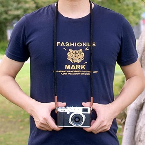 VKO Camera Strap,Soft Rope Camera Neck Strap, Shoulder Strap for DSLR SLR Mirrorless Camera with Round Hole Interface 100cm - Image 2