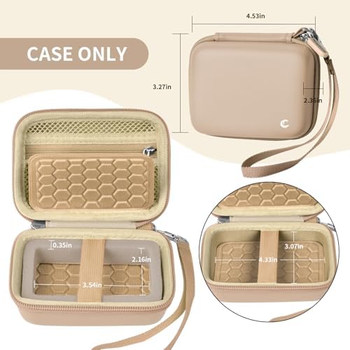 Comecase Digital Camera Case for Kodak PIXPRO FZ45 FZ55 for Travel, Beige - Image 5