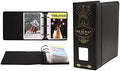 2Fold Binder for Holding Broadway Play Program and Theater Programs with 30 Custom Sheet Protectors - PU Leather - Fits Programs from Mid 1980s to Modern (Black/Gold Foil w/Window) by 2Fold