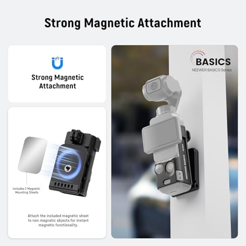 NEEWER Basics Magnetic Mount Compatible with DJI Osmo Pocket 3 Xtra Muse - Image 2