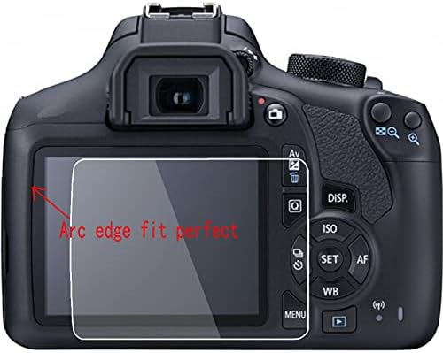 Rebel T6 T7 Screen Protector Compatible Canon Eos Rebel T6 T7 Camera,debous Anti-finger Tempered Glass Hard Protective Shiled (3+2pack) - Image 3