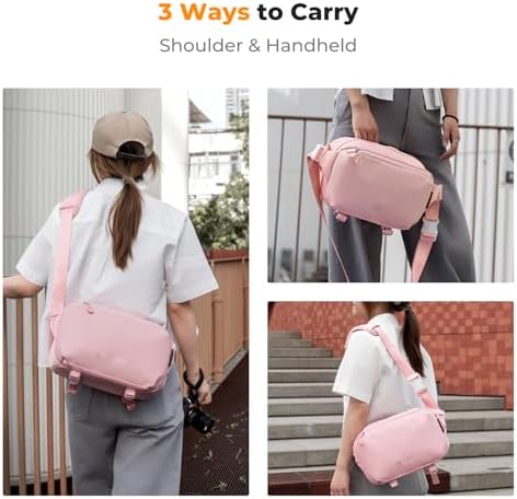 K&F CONCEPT 2 in 1 Camera Sling Bag, Everyday Shoulder Bag - Image 6